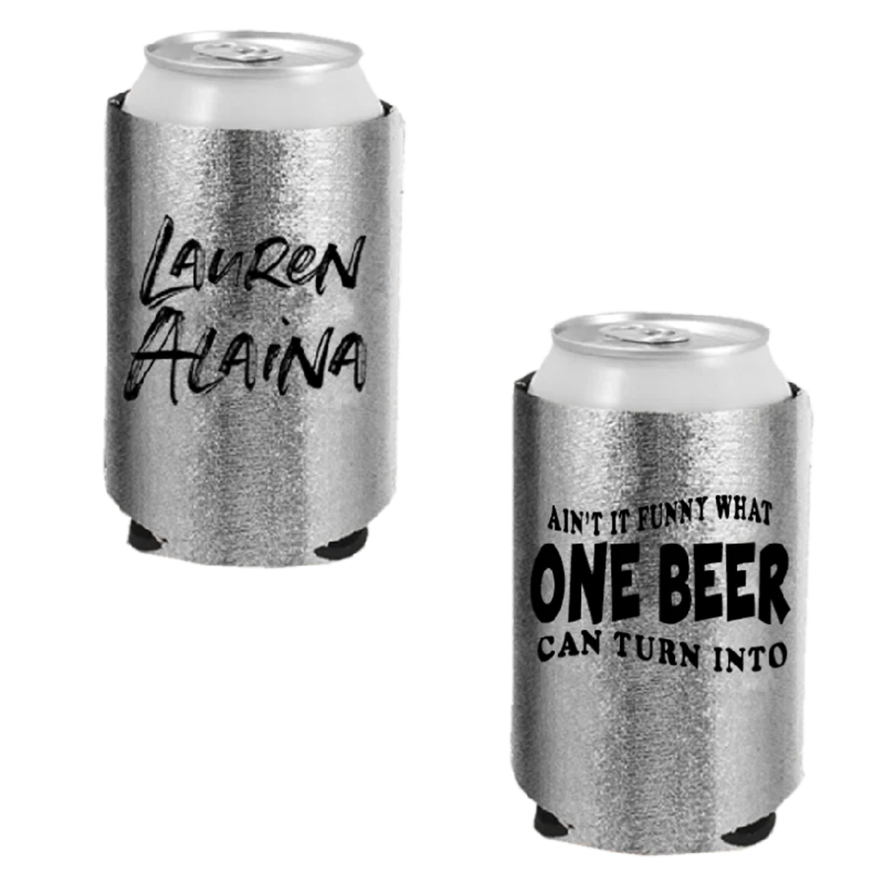 Silver Koozie - Official Lauren Alaina Store