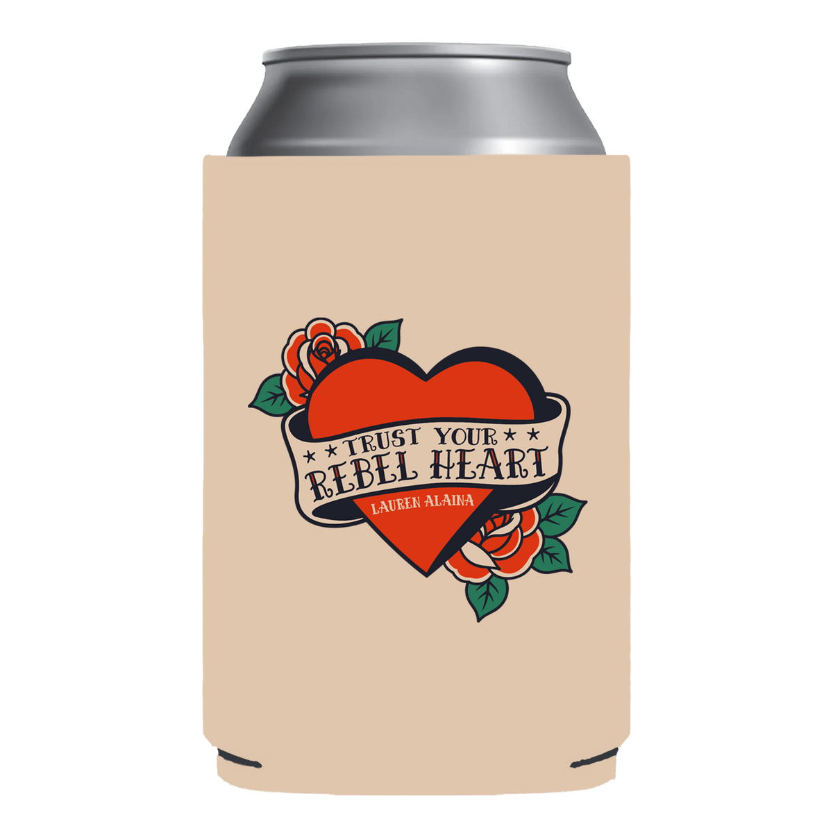 Rebel Heart Koozie