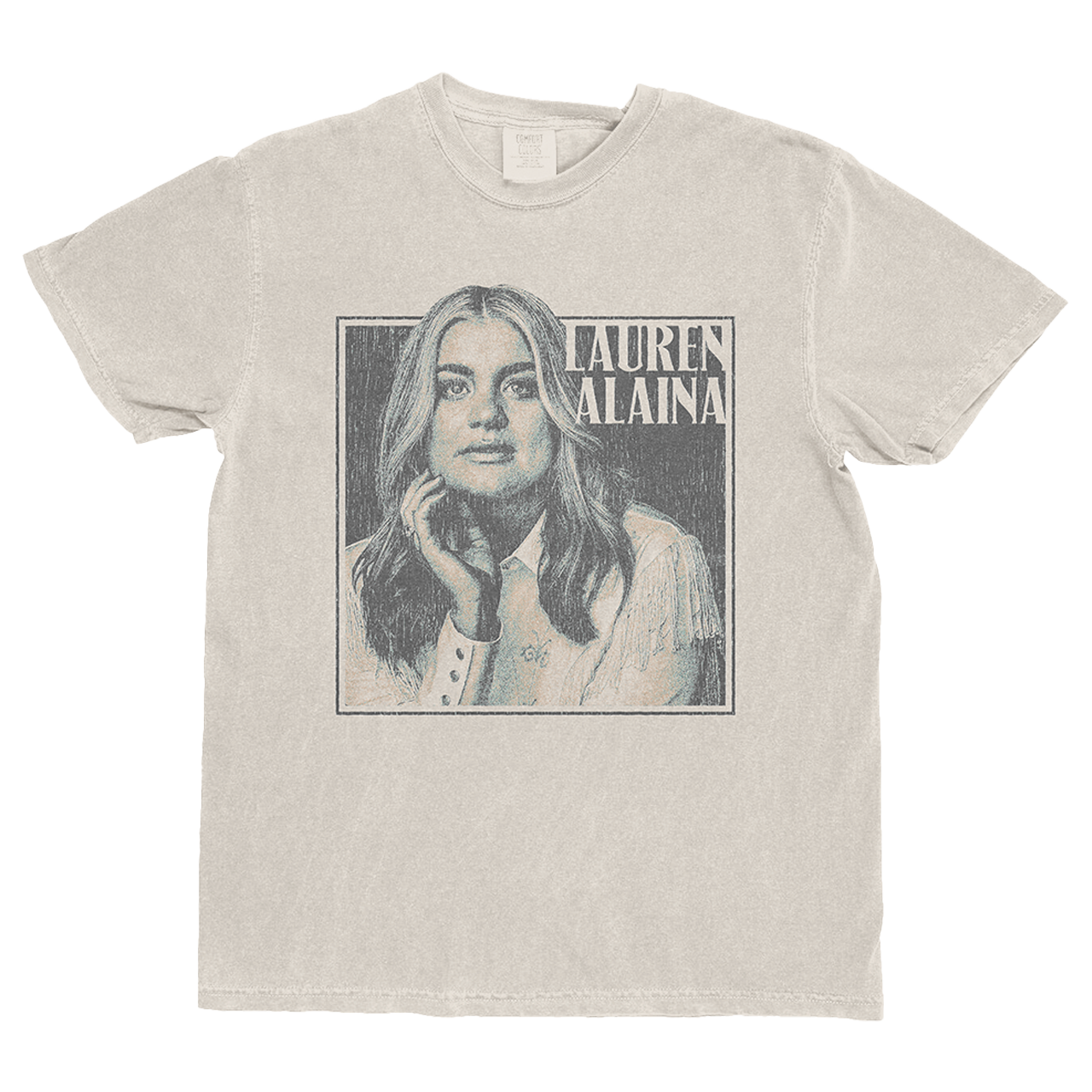 Cream Face Tee Lauren Alaina