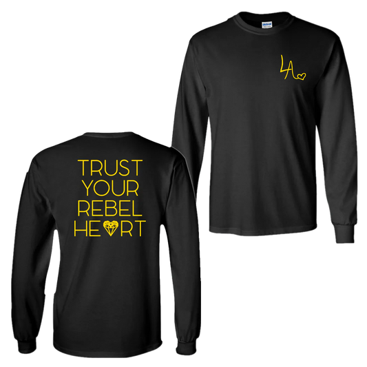 Black Rebel Long Sleeve Tee - Official Lauren Alaina Store